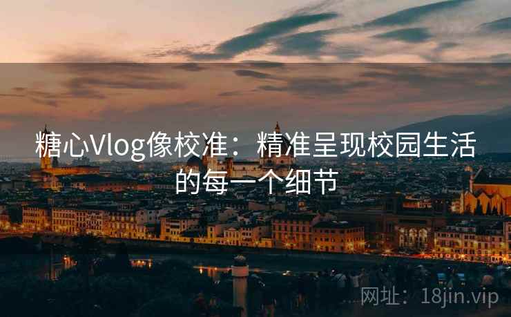 糖心Vlog像校准:精准呈现校园生活的每一个细节 第2张 糖心Vlog像校准:精准呈现校园生活的每一个细节 第2张
